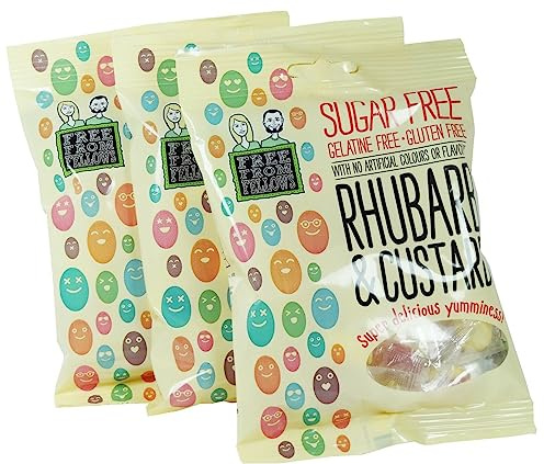 Free From Fellows | Rhubarb And Custard | 3 X 70G