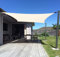 AXT SHADE Toldo Vela de Sombra Rectangular 2x4m Protección Rayos UV y HDPE Transpirable para Exterior Terraza Patio Jardín-Crema