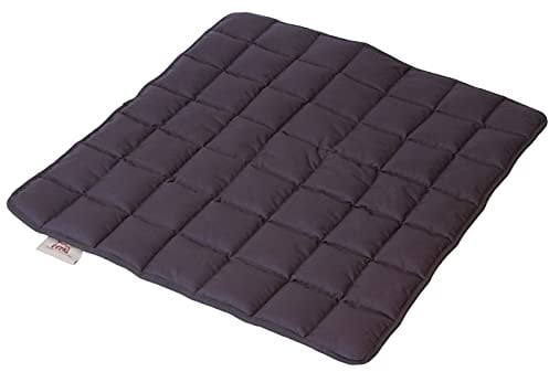 paw & pillow® Hundematte Outdoor & Indoor [Kratz- & Bissfest] - Hunde Reisebett waschbar - Hunde Outdoor Decke - Hunde Matte für Auto, Indoor & Outdoor - Grau Größe M - Made in Germany