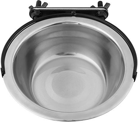 Futternapf für Hunde, hängend, Wasserzufuhr, Futternapf mit Flaschenhalter, für kleine und mittelgroße Katzen