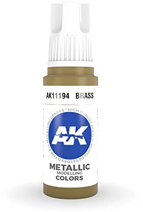 AK Interactive 3rd Gen Acrylic Brass 17ml