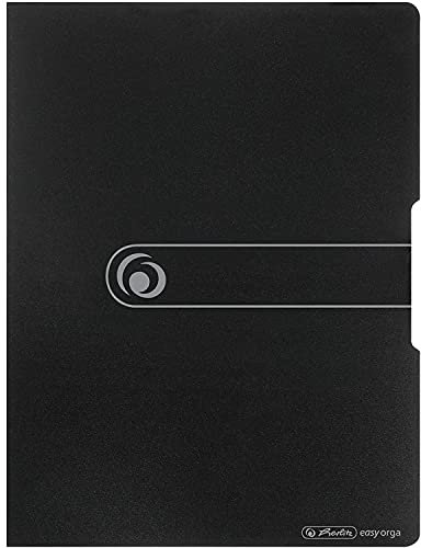 HERLITZ Dokumententaschen easy orga to go A4 20 schwarz 2 Stück
