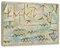 Pixxprint Paul Klee - Der Rhein bei Duisburg, Größe: 80x60cm, Leinwandbild, fertig gespannt, Wandbild, Dekoration, Kunstdruck, kein Poster