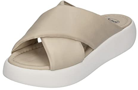 Doctor Scholl Sandalo Bocca Cross, Scarpe ortopedici Donna, Grigio Chiaro, 37 EU