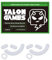 2Sets of TALONGAMES Rounded Curved Edges Mouse Feet Skates Compatible with Razer Viper V2 Pro Gaming Mouse Feet Replacement, 0.8mm, Pure PTFE Material with Super Smooth Glide Pads