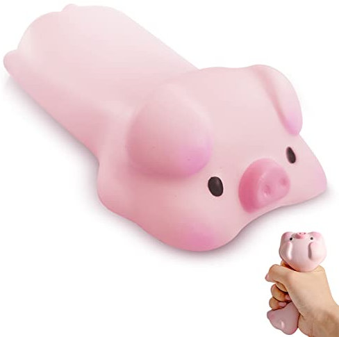 Wrist Rest Mouse Pad Mini Cartoon Pig Ergonomic Mousepad Cute Animal Memory Foam Wrist Support Pillow Rest Cushion Mat Pain Relief Mouse Mat for Gaming Office Computer Work Laptop Kids(Pink Pig)