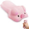 Wrist Rest Mouse Pad Mini Cartoon Pig Ergonomic Mousepad Cute Animal Memory Foam Wrist Support Pillow Rest Cushion Mat Pain Relief Mouse Mat for Gaming Office Computer Work Laptop Kids(Pink Pig)