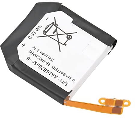 250mAh Replacement Battery for Samsung Galaxy Gear S2 and S2 Classic, EB BR720ABE Watch Battery, Over Charging Protection Lithium Ion Battery