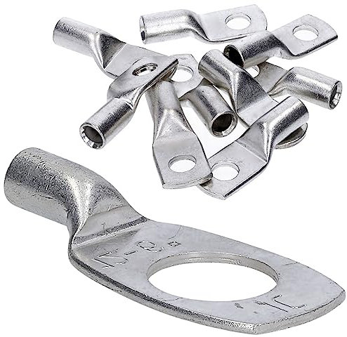 10 Stück Kalitec HR6-12 Handelsübliche Rohrkabelschuhe 6mm² M12 I ohne Sichtloch I Made in Germany