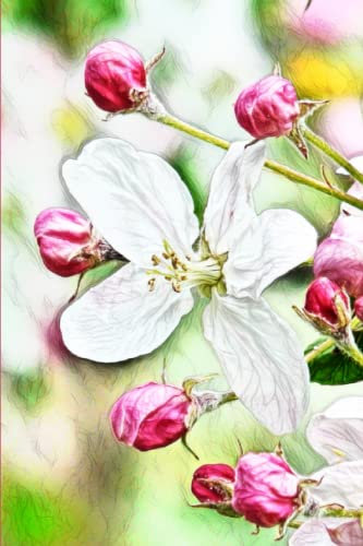 Apple Blossom #007 Notebook: Mother's Day Gift, Birthday, Gardening, Woman's Gift, Pink