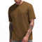 VEIISAR Men's Heavy Weight Crew Neck T-Shirt Mens Premium Cotton Tee - Pre Shrunk (T2 Brown XL)