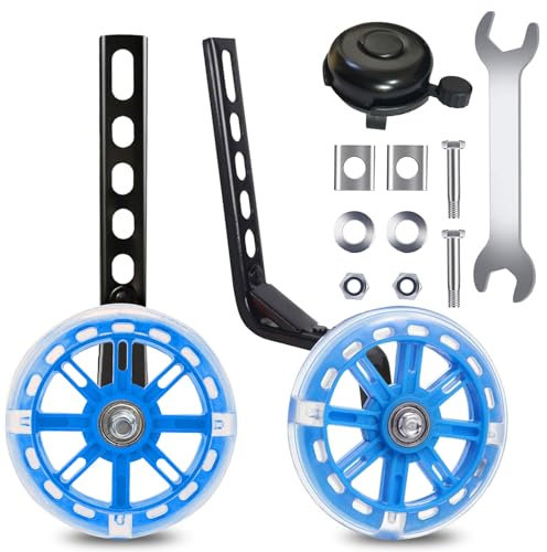 Sunshine smile Stützräder Flackern für Kinderfahrrad Universal für 12/14/16 18 Fahrräder