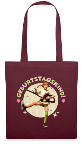Spreadshirt Pippi Langstrumpf Geburtstag Pippi Mit Gitarre Stoffbeutel