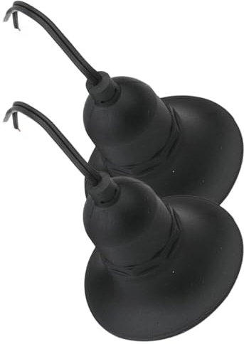 Hemobllo Lampenfassung Lampenfassungen Professionelle Kunststoff und Metall 2 Stück E27 mit Kabel für Industrielle Beleuchtungsanwendungen