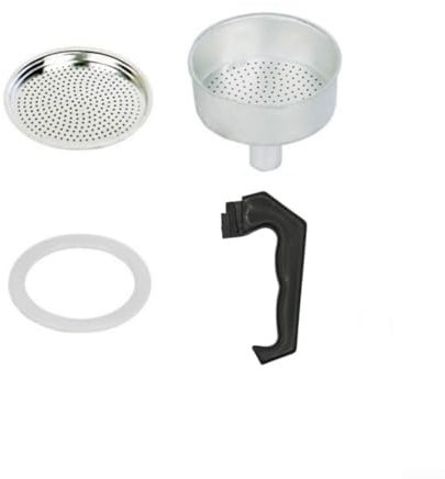 FUBESK Entonnoir de rechange pour cafetière, joint en silicone, entonnoir de rechange pour cafetière (6 tasses)