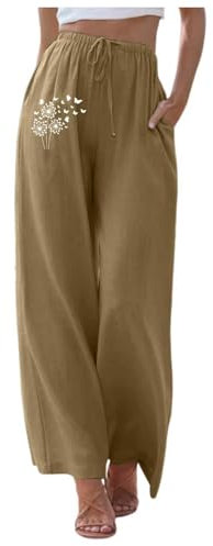 SKTIISN Boho Hose Damen Sommer Damen-Shorts Schuhe Palazzo Jeans Damen Trainingshose Kurz Damen Shorts Damen Baumwolle Knielang Sommerhose Damen Leicht 3/4 Stretch Culotte Damen 7/8 Jogginghose