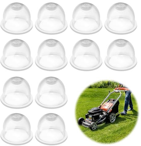 12 Piezas Copa de Aceite de Carburador, Transparent Carburador, Mini Carburador, Carburador Bombillas, Bomba De Cebadora, para Cortadora de Césped, Desbrozadora, Recortadora, Motosierra