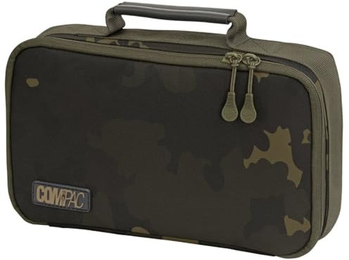 Korda Compac Buzz Bar Bag Small Dark Kamo 25x17x8cm - Angeltasche, Zubehörtasche, Tasche zum Karpfenangeln