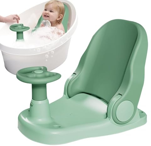 Badewannensessel für Kinder – Faltbarer Sit-Up-Sitz mit Saugnäpfen zum Baden, Sitz-Up-Dusche, Badewannenstützstuhl für Wohnzimmer, Badewanne, Duschraum