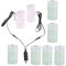 DIIOOMIEEU 2-in-1 USB auf 1,5 V 3 V 4,5 V 6 V D Batteriekabel ersetzt D-Zellen-Batterien für Warmwasserbereiter