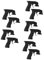 Angoily 5pcs Paint Spray Paint Handle Handles Spray Can Handle Attachment Paint Spray Can Handle Trigger Spray Paint Trigger Spray Can Trigger Handle Spray Paint Turbo Can Pp Black