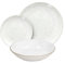 Tognana Pepper Bamboo, Servizio piatti 18 pezzi per 6 persone, Porcellana, Bianco