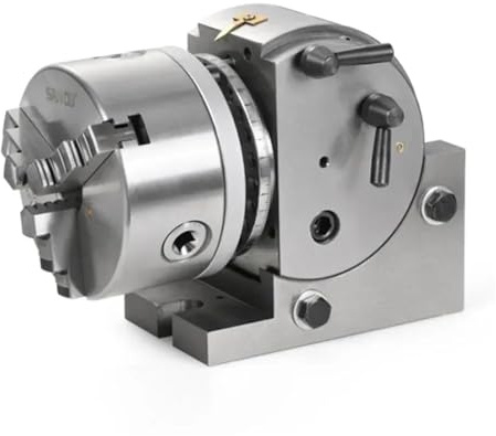 XNYXLPP Testa divisoria Universale Commerciale, fresatrice Verticale e Orizzontale CNC Professionale Testa divisoria, Semplice e Veloce (6inch)
