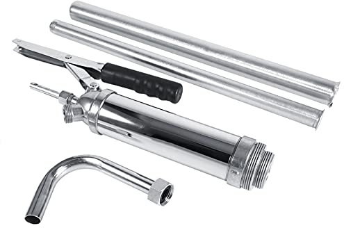 Mingzhe Hebelfasspumpe ölpumpe, Handbetriebene Pumpe Zum Umfüllen von Flüssigkeiten, Selbsteinstellendes Saugrohr, Ideal für Kerosin mit 20 L/min Durchfluss