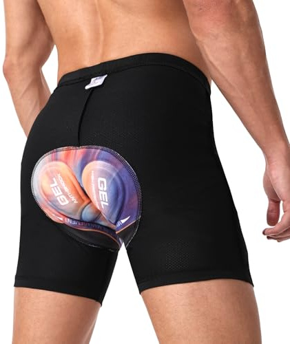 X-TIGER Radlerhose Herren 5D Gel Gepolstert Fahrradunterhose Fahrradhose Radhose Kurz Radunterhose Schnelltrockende Elastische Atmungsaktive