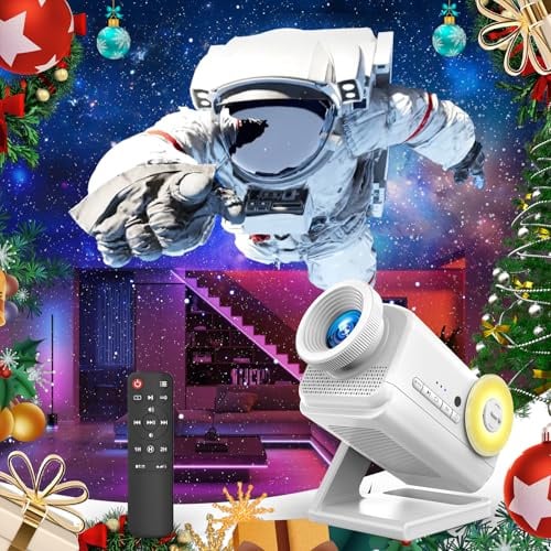anysun Projecteur Ciel Étoilé Galaxie 3D, 60 Thèmes, Haut-Parleur Bluetooth