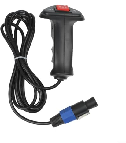 Elektrischer Seilwinden Fernbedienungsgriff 12V Mit Drucktaste Kabelgebunden 1,5M Fuer Elektrowinch AW 2000 3500 4500Lb Robustes ABS Gehaeuse Schwarz Ersatz Werkstatt Instandsetzung Aufbereitung