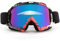 SPOSUNE Motorradbrille, ATV, Dirtbike, Offroad-Rennen, MX Reitbrille, kratzfest, staubdicht, biegbar, UV400 Brille mit gepolstertem, weichem, dickem Schaumstoff, Radfahren, Motocross