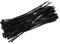 500 Stück Profi Kabelbinder schwarz Industriequalität 300 mm x 4,8 mm 22,2 kg Zugkraft cable ties weiß für Industrie PC Fahrrad von Damstone