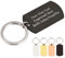howson london Personalised Keyring Fathers Day Gift Free Engraved Titanium Steel Army Keychain Dog Tag Key Ring Engraved Gift Titanium Steel Army Keychain Dog Tag (FAMILY PORTRAIT, Black)