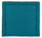 KraftKids Wickelauflage in Musselin goldene Punkte auf Petrol, Wickelunterlage 75x70 cm (BxT), Wickelkissen