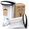 Kitchen Helpis® 2 Tapón de Desagüe de Calidad (blanco), ⌀ 40 mm, altura ajustable entre 6,5 cm - 9,5 cm, Tapón universal Lavabo, Tapones para todos los Desagües estándar, Tapones Baño, Tapón fregadero