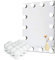 Star Vision 14-Bulb Vanity Lights for Mirror, DIY LED Makeup Lights Kit with Double-Sided Stickers, Includes a Plug-in Power Adaptor & a Touch Dimmer, 6,500K, 1350 Lumens, 6 Meters Length