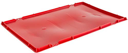 Deckel Eurobox 40 x 60 cm Deckel Fleischerkiste 40 x 60 cm Deckel Fleischkiste Deckel Metzgerkiste Deckel Stapelkiste Eurokasten 40 x 60 cm Rot Kingpower
