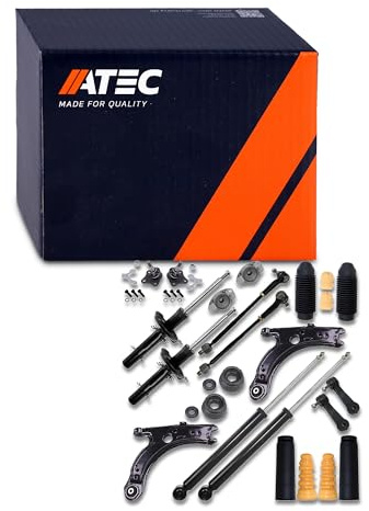 ATEC Germany 4x Gasdruck Stoßdämpfer Vorne und Hinten Federbein inkl. | Kompatibel mit: SEAT LEON, TOLEDO II, SKODA OCTAVIA I, VW BORA I, GOLF IV