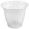 Acan Tradineur Pot de fleurs en plastique transparent pour plantes, fleurs, balcon, terrasse, maison Ø 21,1 x 17,2 cm