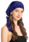 ZLYC Damen Chemo Turban Mütze Vorgebundenes Kopftuch Headwraps Leichte Hut(Tie Dye Navy)