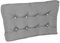 doppler Paletten-Sitzkissen ca. 120x80 x15 cm D. 827 Look, verstürzte, Hellgrau