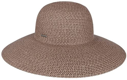 Stetson Livetta Toyo Schlapphut Sonnenhut Sommerhut Strandhut Damenhut Damen - Frühling-Sommer - S (54-55 cm) Altrosa
