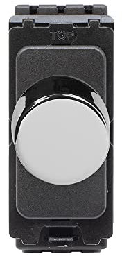 Soho Lighting Polished Chrome CM Grid 1000W Dummy Dimmer Module