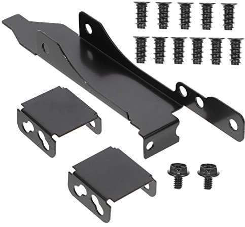 Hemobllo 1 Set Slot Bracket for Computer Black 2 Slots Fan Mount Rack Computer Radiator Holder Enhance Heat Dissipati