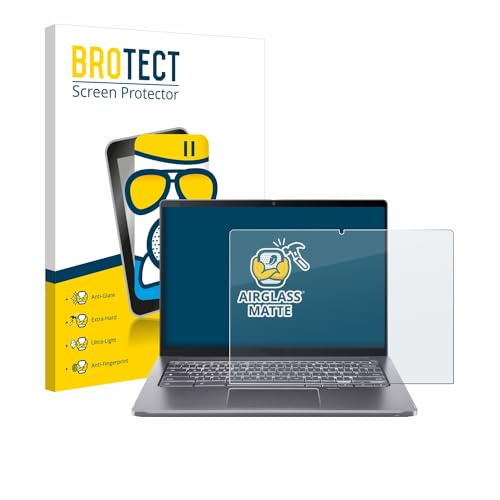 brotect Anti-Glare Glass Screen Protector Matte compatible with Acer Chromebook Spin 714 - Anti-Scratch 9H Protection Film