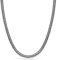 LeCalla 925 Sterling Silber Schmuck Italienisches Design Antike Fuchsschwanz Kette Halskette Hypoallergene Vintage Kette Halsketten für Männer Frauen mit Hummer Klaue Verschluss 18 Zoll