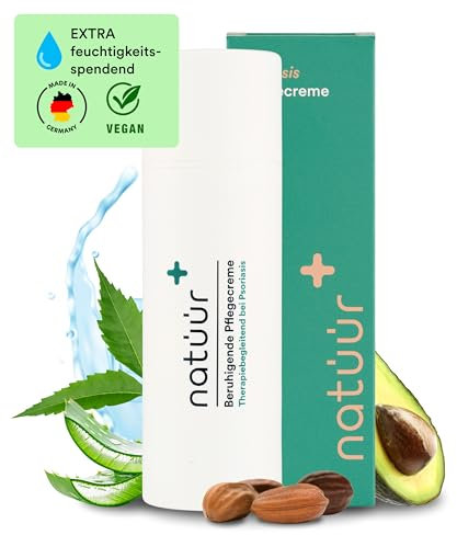 natüür Cream mit Neem-Extrakt (150 ml) – Feuchtigkeitscreme für empfindliche & trockene Haut – Zieht schnell ein, nicht fettend – Vegan – Made in DE