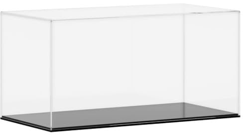 vidaXL Vitrine, Schaukasten Staubschutz, Sammlervitrine für Sammlerstücke Spielzeug Figuren, Ausstellungsbox Acrylbox, Transparent Acryl