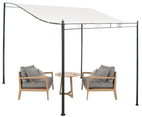 Ersatzplane für Pavillon, Dach für Pavillon, Gartenzelt, Partyzelt, Sonnendach für den Außenbereich, Ersatz für Sonnensegel, 300D-Stoff, wasserdicht, 3 x 2,6 m (ohne Halterung)